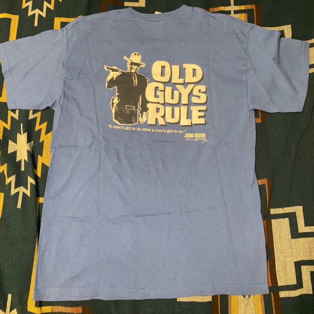 Old Guys Rule John Wayne T-Shirt